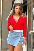Body para mujer dyaboo DF05028 rojo