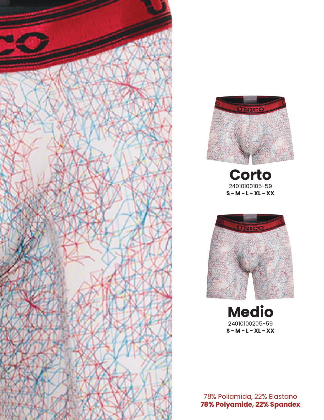 Boxer Medio Malla 24010100205-59