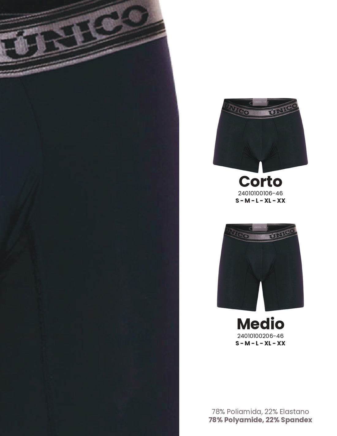 Boxer Medio Reverso 24010100206-46
