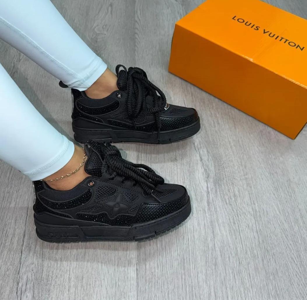Tenis importados mujer NEGRO