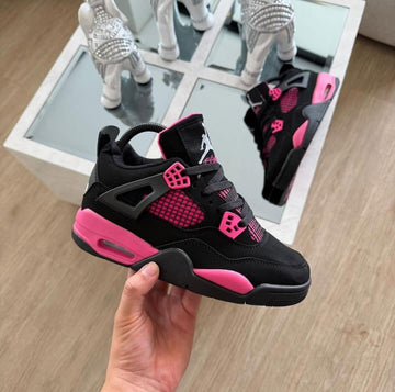 Tenis importados mujer NEGRO X FUCSIA