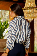 Camisera Corta DF21330 para mujer dyaboo navy
