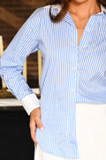 Camisera Larga DF21376 Para mujer dyaboo azul