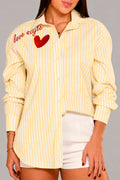 Camisera Larga DF21382 para mujer dyaboo amarillo