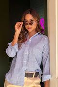 Camisera Larga DF21382 para mujer dyaboo azul