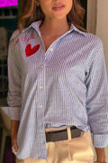 Camisera Larga DF21382 para mujer dyaboo azul