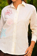 Camisera Larga DF21384 para mujer dyaboo amarillo