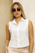 Camisera sisa para mujer dyaboo DF21237  crudo blanco