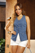 Chaleco DF04048 para mujer dyaboo-indigo