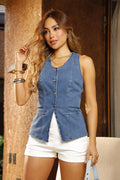 Chaleco DF04048 para mujer dyaboo-indigo
