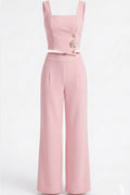 Conjunto Blusa y Pantalón DF14273 para mujer dyaboo rosado