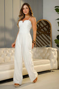 Enterizo Largo  DF11050  para mujer dyaboo-crudo/blanco