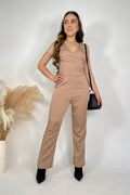 Enterizo largo 5720003 para mujer dyaboo camel