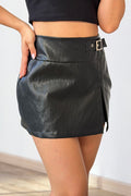 Falda Corta DF07269 para mujer dyaboo negro