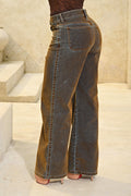 Jean Palazzo SF22008 para mujer dyaboo vintage