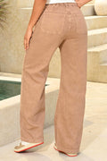 Jean Palazzo SF22011 para mujer dyaboo camel