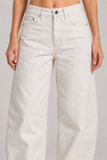 Jean Recto HF22066 para mujer dyaboo crudo/blanco
