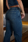 Jean Recto SF22036 para mujer dyaboo indigo