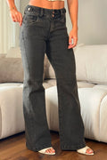 Jean Recto SF22043 para mujer dyaboo negro