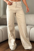 Jean Recto SF22044 para mujer dyaboo beige