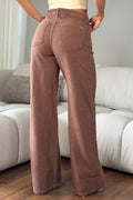 Jean Recto SF22044 para mujer dyaboo cafe