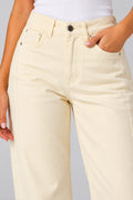 Jean Rectoo SF22065 para mujer dyaboo amarrillo