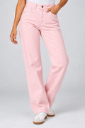 Jean Rectoo SF22065 para mujer dyaboo rosado