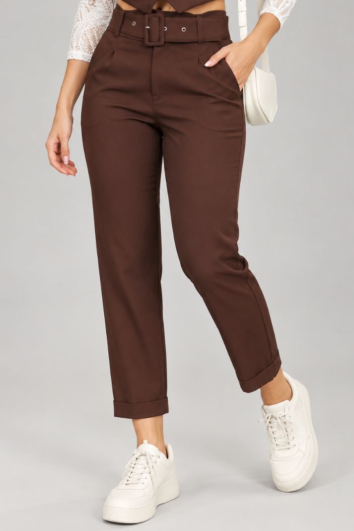 Pantalón 5890035 | Milan para mujer dyaboo cafe oscuro
