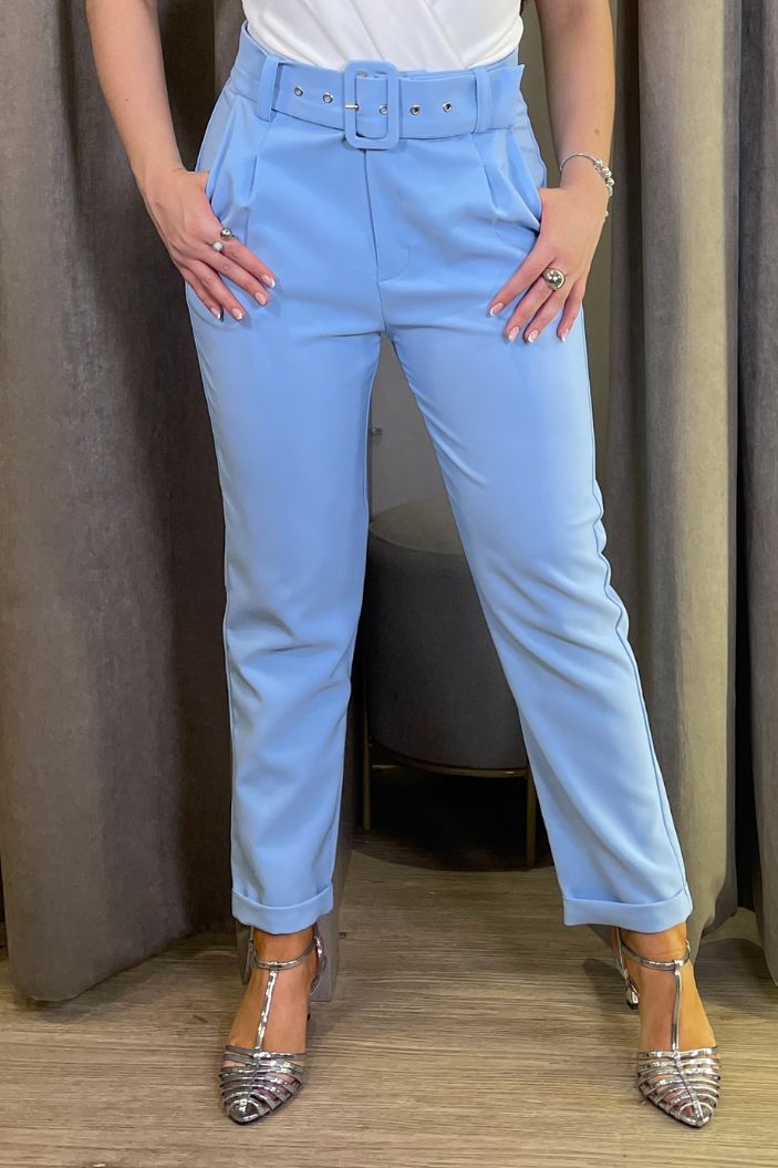 Pantalón 5890035 para mujer dyaboo  azul