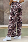 Pantalón Animal Print DF06096 para mujer dyaboo negro cafe