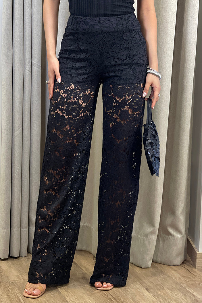 Pantalón DF06111 para mujer dyaboo negro