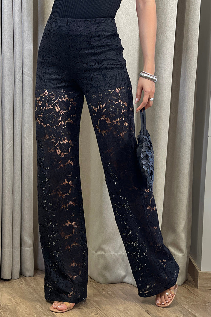 Pantalón DF06111 para mujer dyaboo negro