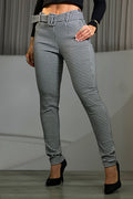 Pantalón DF06115 tendencia gallineto para mujer elaborado en poliéster con spandex 2