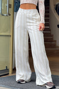 Pantalón DF06128 para mujer dyaboo beige
