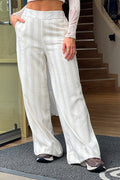 Pantalón DF06128 para mujer dyaboo beige 4