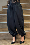 Pantalón DF06176 tipo aladino para mujer dyaboo negro