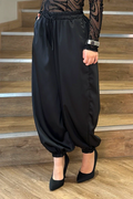 Pantalón DF06176 tipo aladino para mujer dyaboo negro