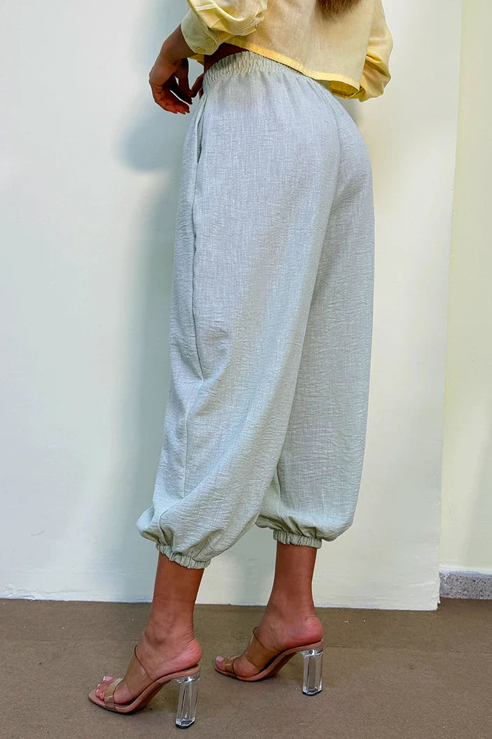 Pantalón DF06180 para mujer dyaboo Azul