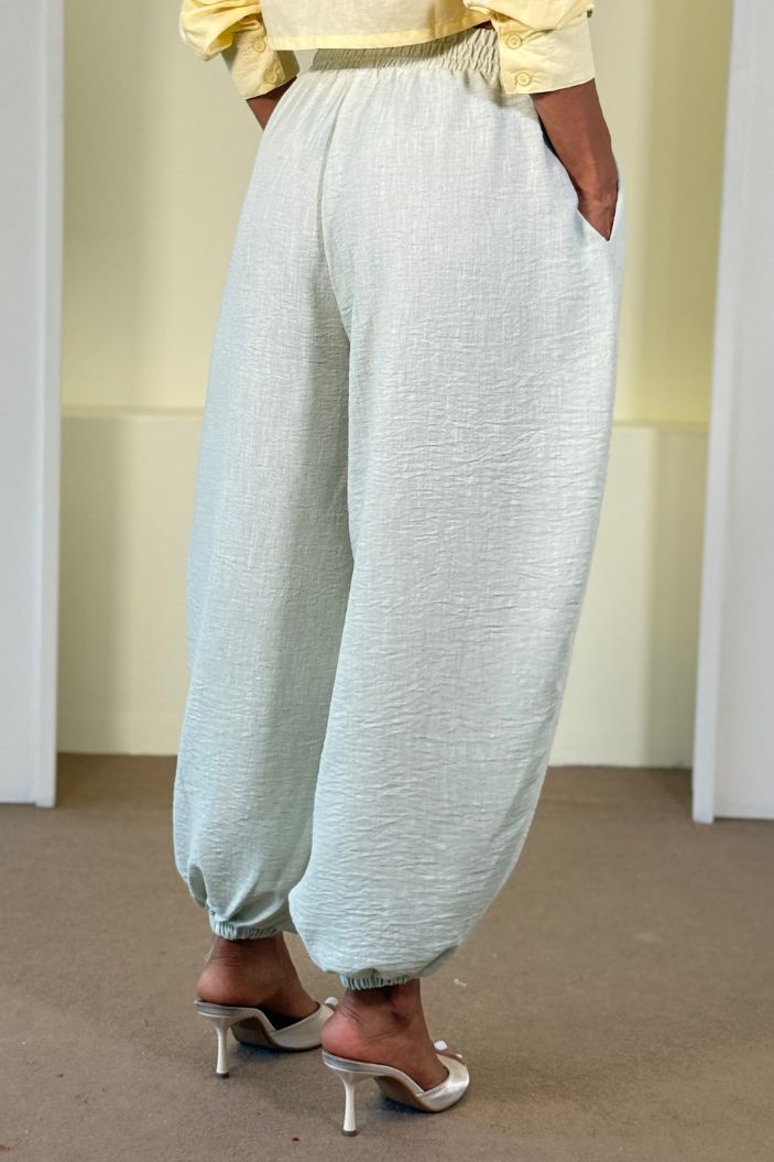 Pantalón DF06180 para mujer dyaboo verde oliva