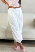 Pantalón DF06194 para mujer dyaboo crudo/blanco