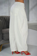 Pantalón Joggers DF06211 Para mujer dyaboo crudo/blanco
