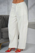 Pantalón Joggers DF06211 Para mujer dyaboo crudo/blanco