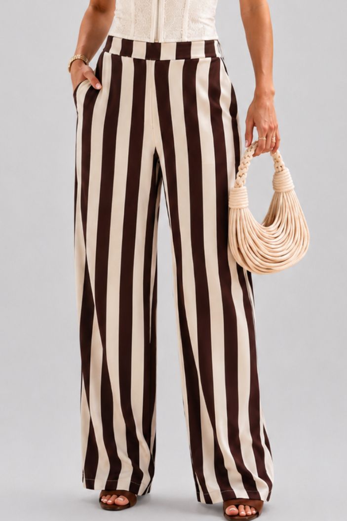 Pantalón Recto DF06215 para mujer dyaboo  panacota