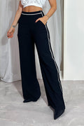 Pantalón ancho para mujer dyaboo negro DF06080
