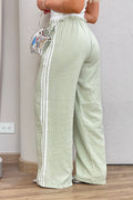 Pantalon Amplio para mujer dyaboo DF06076 verde olivo