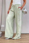 Pantalon Amplio para mujer dyaboo DF06076 verde olivo