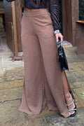 Pantalon Culotte DF06164 para mujer dyaboo camel