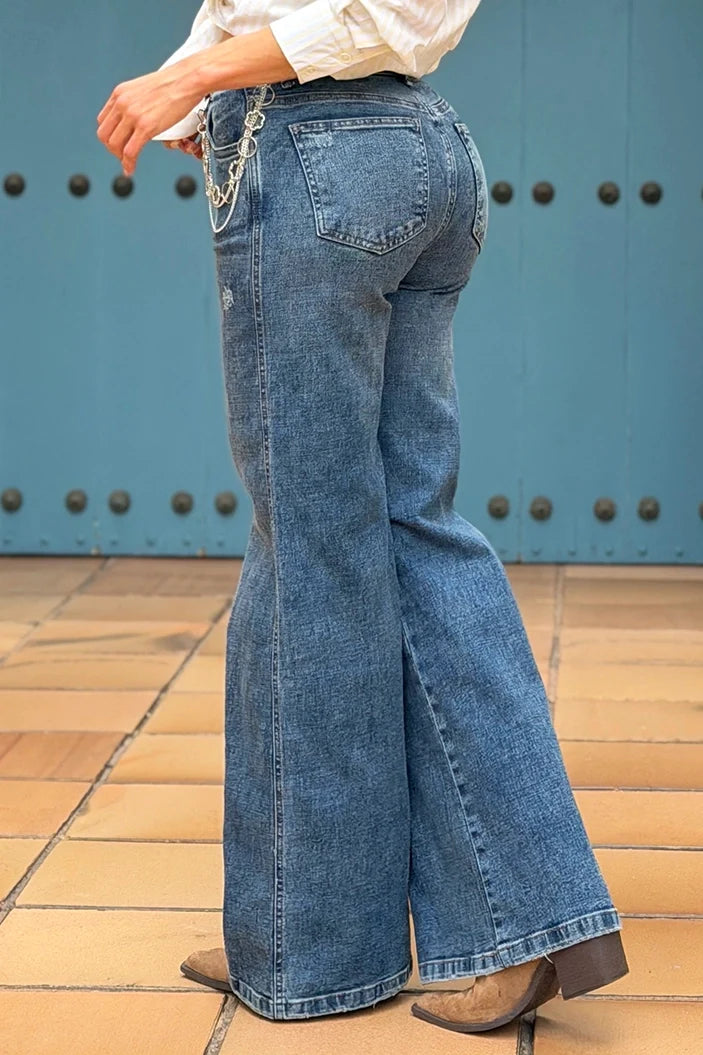 Jean Skinny SF22040 Para mujer dyaboo indigo