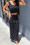 Set Falda Larga TF14268 para mujer dyaboo negro/crudo