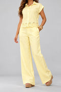 Set Pantalón DF14339 para mujer dyaboo panacota